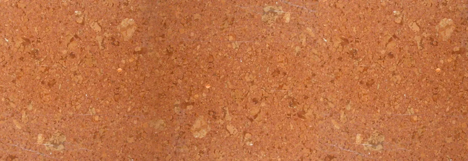 Amostra da pedra Rosso Asiago (Aglostone)