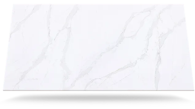 Amostra da pedra Calacata Gold (Silestone)
