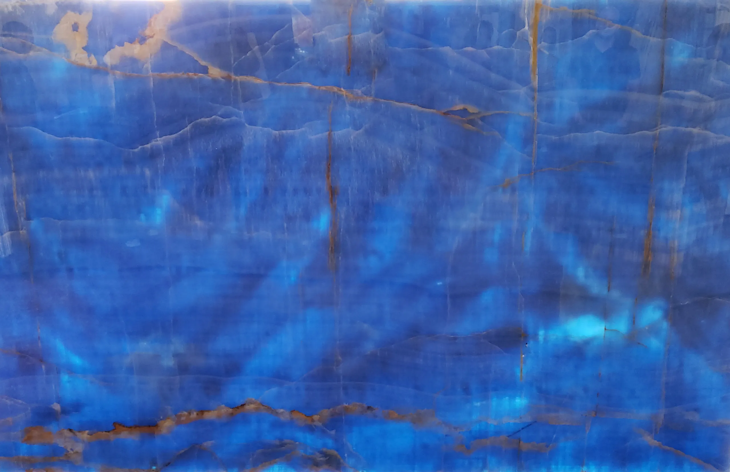 Amostra da pedra Blue Scaled (opção 2) (Ônix)