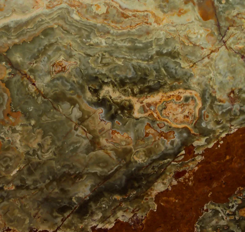 Amostra da pedra Esmeraldo-011 (Ônix)